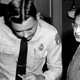 Rosa Parks fingerprinted by police in 1955, two months after she refused to give up her bus seat for a white passenger / Image via AP